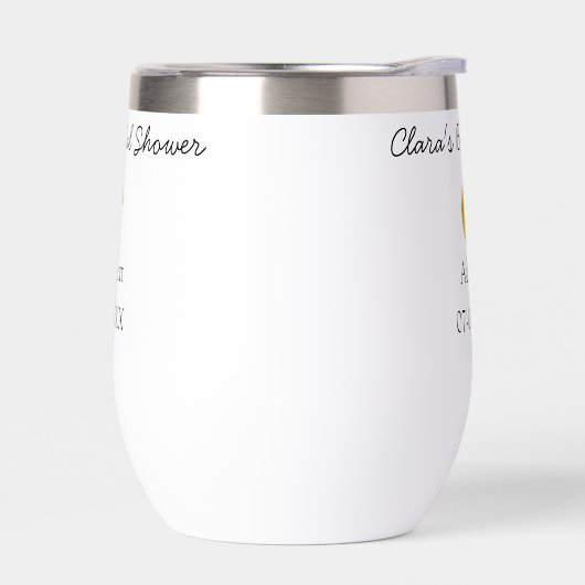 Douche nuptiale citron moderne simple minimum rust (Gauche)