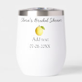 Douche nuptiale citron moderne simple minimum rust (Avant)