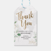 Douche nuptiale, étiquette Merci aventure, (Devant)