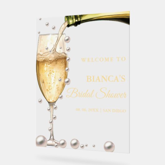 Douche nuptiale Perles et Prosecco (Angle)