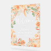 Douche nuptiale rose gras (Angle)