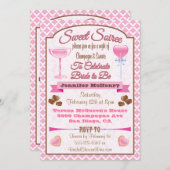 Douche nuptiale Soiree Sweet Invitations (Devant / Derrière)