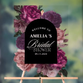 Douche nuptiale violette bordeaux (Neutre)