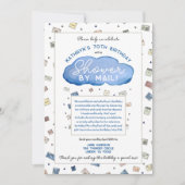 Douche par Mail Pluie Nuage Carte Anniversaire Dou (Devant)