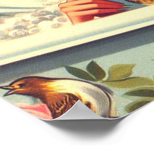 douche Pin Up Poster (Hoek)