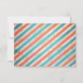 Douche plate vintage de carte de remerciements (Dos)