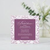 DOUCHE PLUM & LILAC| INVITATION FÊTE DE L'MARIÉE (Debout devant)