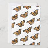 Douche pour carte bébé papillon par courrier (Dos)