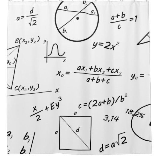 Douche rideau blanc (Devant)