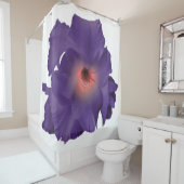 Douche rideau épée Lily Indigo rose (En situation)