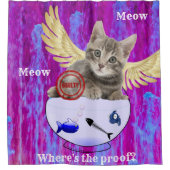 Douche rideau Guilty Kitten Poisson Chat (Devant)