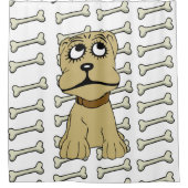 Douche rideau os de chien (Devant)