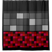 Douche rideau patchwork Abstrait quilt r (Devant)