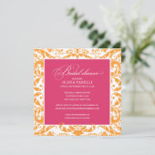 DOUCHE ROSE & ORANGE| INVITATION FÊTE DE L'MARIÉE (Debout devant)