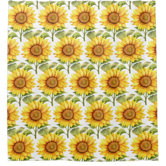 Douche Rustic Country Americana Tournesol rideaux de douc (Devant)