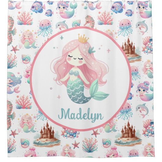 Douche Sirène rideau Sirène Salle de bain (Devant)