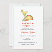 douche Taco- en Tequila-koppels Kaart (Voorkant)