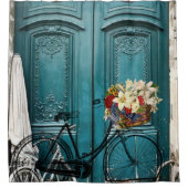 Douchegordijn Fietsbloem (Voorkant)