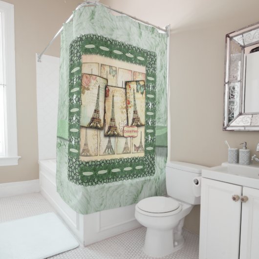 Douchegordijn Frankrijk (In situ)