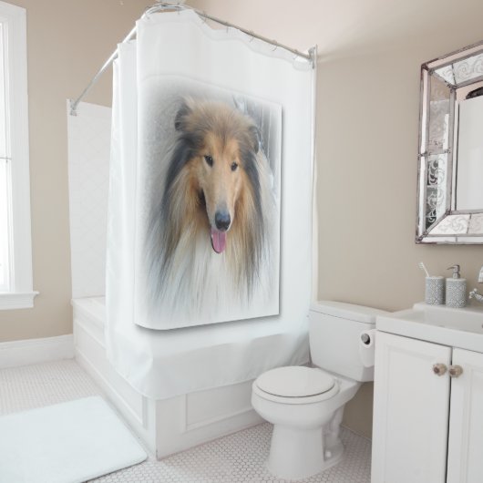 Douchegordijn Lassie Hond (In situ)