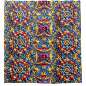 Douchegordijn met Roemeense kleuren (Voorkant)