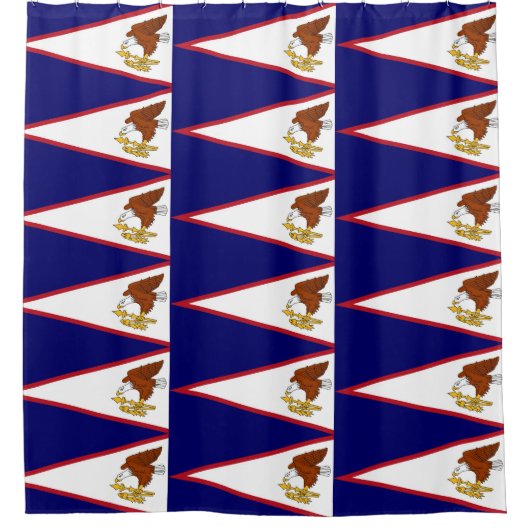 Douchegordijn met vlag van Amerikaans-Samoa (Voorkant)