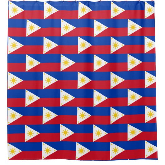 Douchegordijn met vlag van de Filipijnen (Voorkant)