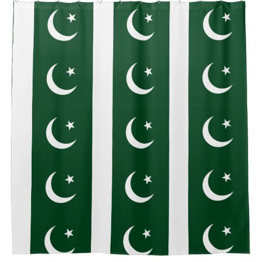 Douchegordijn met vlag van Pakistan (Voorkant)