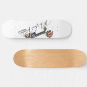 Douchegordijn - Ms. Velvet Revolver Skateboard (Horizontaal)
