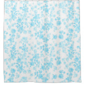 Douchegordijn Saint Colette juni Rozen capri blauw (Voorkant)