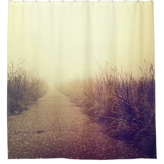 Douchegordijn Zonsopgang Pathway Walkway Path Side (Voorkant)