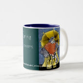 Douches de printemps, Mug Robin de jour pluvieux (Devant droit)