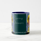 Douches de printemps, Mug Robin de jour pluvieux (Centre)