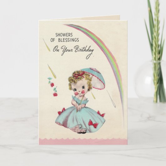 Douches Verjaardag Kaart (Voorkant)