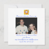 doucheuitnodiging " marigold " kaart (Achterkant)