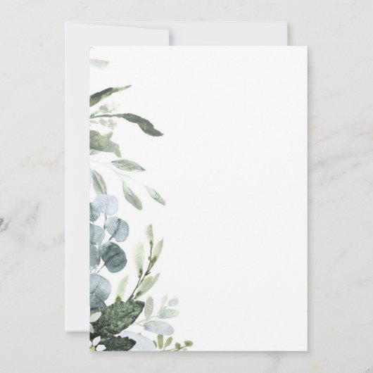 doucheuitnodiging voor brudal kaart (Achterkant)