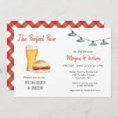 doucheuitnodiging voor wasmachines en bier aankondiging (Voorkant / Achterkant)