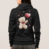 Doudou de la Saint-Valentin Sweat à capuche fermet (Dos)