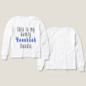 Doudoune Hanukkah pour enfants (Motif Recto et Verso)