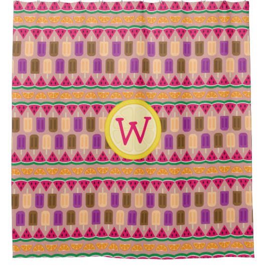 Doudures d'été rideau de douche (Devant)