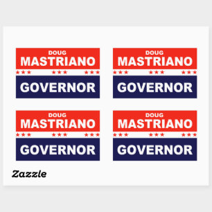 Doug Mastriano Gouverneur Pennsylvania Rechthoekige Sticker