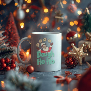 Dough Ho Ho – Grappige Kerst Donut Woordgrap Koffiemok