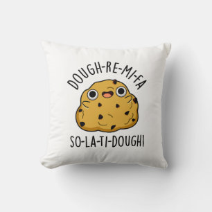 Dough-Re-Mi Grappige Muziek Dough Pun Kussen