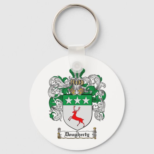 DOUGHERTY FAMILIY CREST - DOUGHERTY COAT WAPENS SLEUTELHANGER (Voorkant)