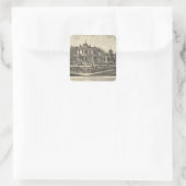 Dougherty, Murphy residences Vierkante Sticker (Tas)