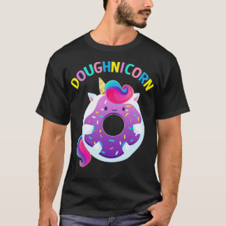 Doughnicorn Donut Unicorn Gifts Rainbow verjaart T-shirt