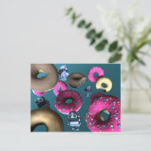 Doughnoten en Speelgoed Robot 03 Briefkaart (Staand voorkant)