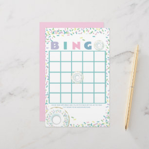 Doughnoten en Sprinkles Bingo Stationery Briefpapier