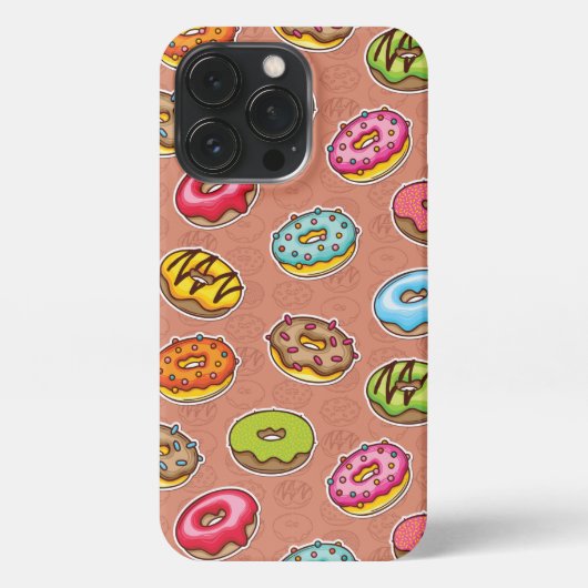 Doughnoten iPhone Hoesje (Achterkant)