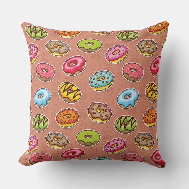 Doughnoten Kussen (Voorkant)
